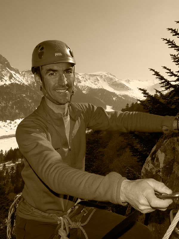 Laurent Granet, moniteur d'escalade mais pas que…