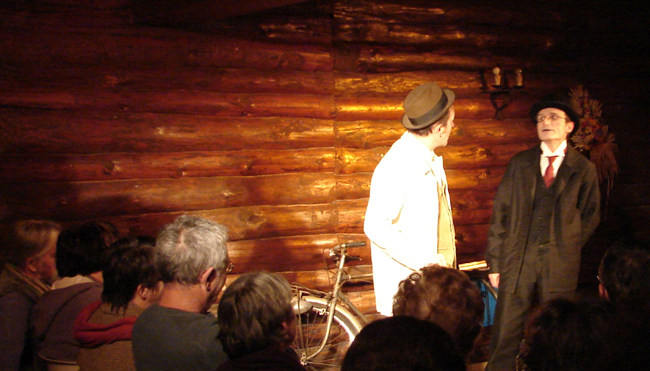 Spectacle créé par la Compagnie COLONNE sur des textes d'Alexandre VIALATTE.