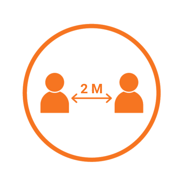 Distanciation physique - 2 m