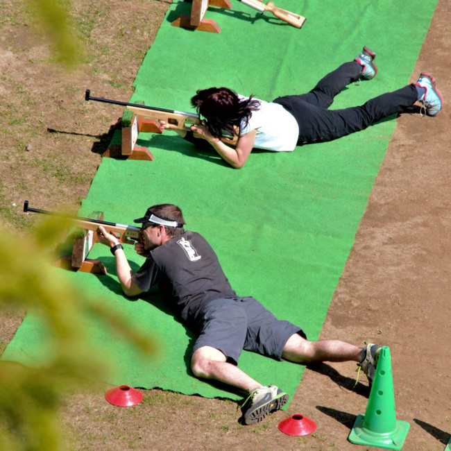 Biathlon-Laser avec Auvergn'Attitude